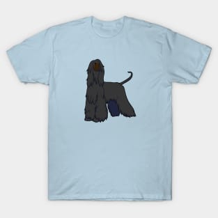 Grey Afghan Hound T-Shirt